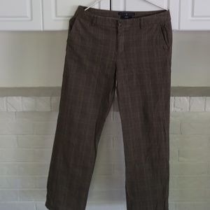 Gap Plaid Straight Leg Professional Comfort Pants